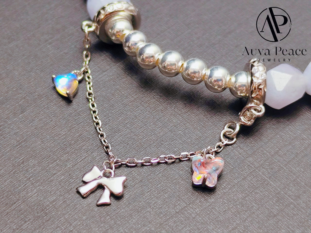 Genuine S925 Sliver Aquamarine Bracelet (Bead 8mm Inner Diameter: 16cm)