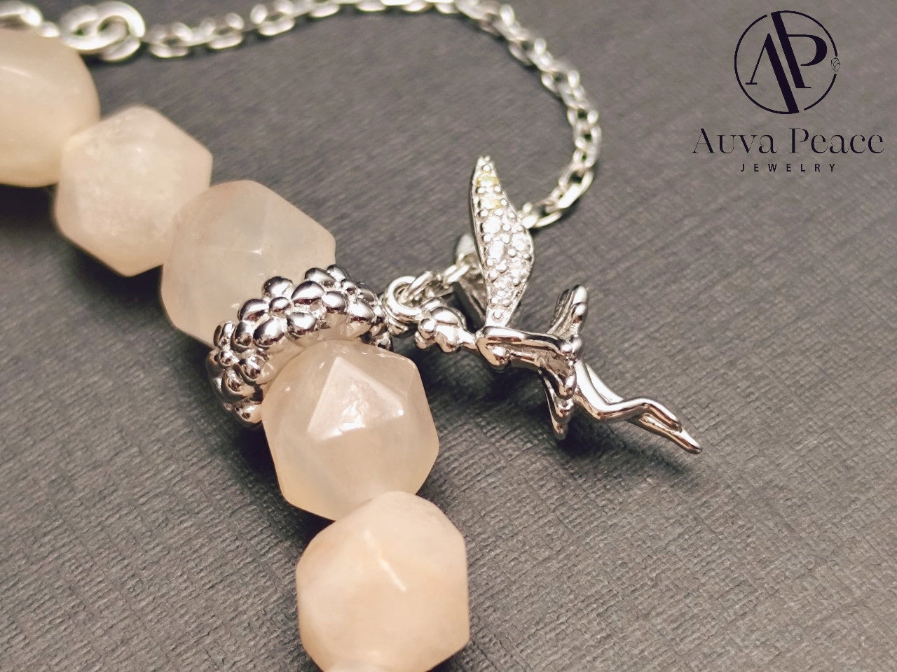 Genuine S925 Sliver Aventurine Bracelet (Bead 8mm Inner Diameter: 16cm)